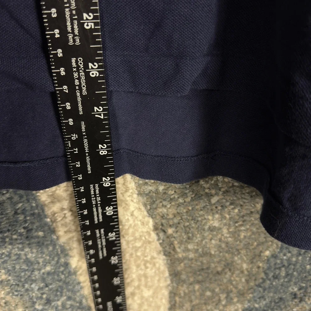 Polo Ralph Lauren Polo Shirt Mens XL Navy Blue Excellent Short Sleeve Pique